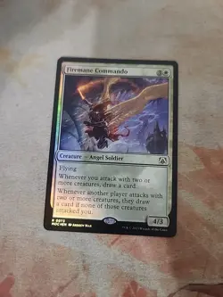 Firemane Commando Foil Commander March Of The Machines MTG NM - Image 1