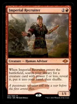 MTG Imperial Recruiter LP Light Play Modern Horizons 2 [60] - Image 1