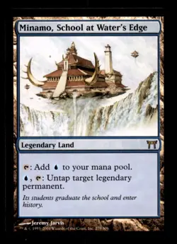 MTG Minamo, School at Water's Edge LP Light Play Champions of Kamigawa [61] - Image 1