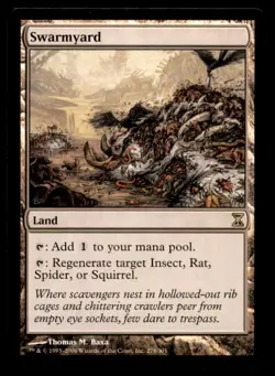 MTG Swarmyard LP Light Play Time Spiral [65] - Image 1