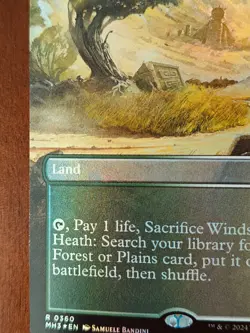 MTG English Windswept Heath (Borderless) Foil Modern Horizons 3 - Image 3