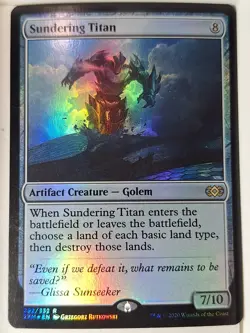 Sundering Titan - FOIL - Double Masters - Magic the Gathering MTG Nice! - Image 1