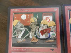 2x MTG - Goblin Artisans - Antiquities - Light Play - Uncommon - Image 2
