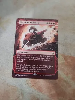Fiery Emancipation Wilds Of Eldraine Enchanting Tales MTG NM - Image 1