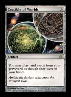 MTG Crucible of Worlds LP Light Play Fifth Dawn [54] - Image 1