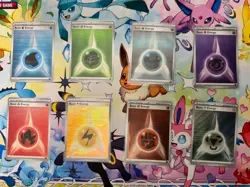 Pokemon White Flare Black Bolt FULL Holo Energy Set - Image 2