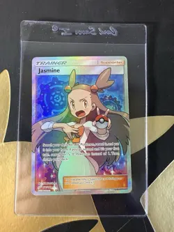 PokÃ©mon TCG Jasmine Holo Ultra Rare Card Sun & Moon Team Up 177/181 - Image 1