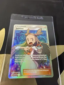 PokÃ©mon TCG Jasmine Holo Ultra Rare Card Sun & Moon Team Up 177/181 - Image 2