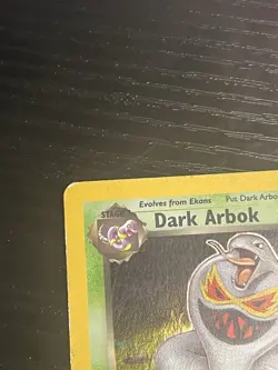Pokemon TCG Dark Arbok 2/82 Team Rocket Holo Rare Card Vintage WOTC 1999 MP - Image 3