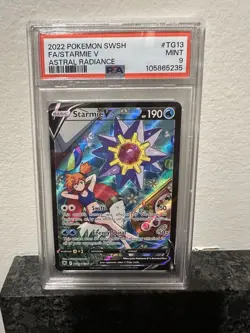 PSA 9 Starmie V Astral Radiance Pokemon Card Trainer Gallery TG13/TG30 2022 - Image 1