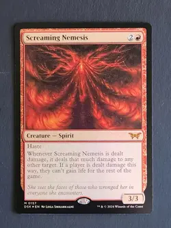Screaming Nemesis Duskmourn: House of Horror Foil Mtg - Image 1