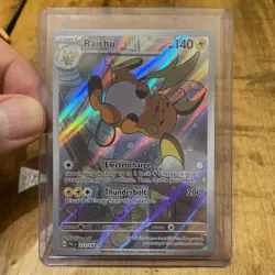 NM Raichu Pokemon TCG SV02: Paldea Evolved #211/193 Illustration Rare - Image 1
