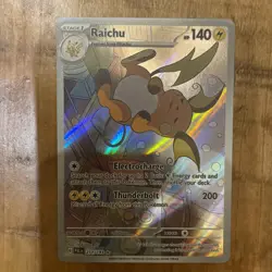 NM Raichu Pokemon TCG SV02: Paldea Evolved #211/193 Illustration Rare - Image 3