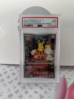 2023 Pokemon SV-P JP Detective Pikachu Return Pre-Order #098 PSA 9 - Image 1