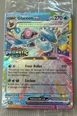 Prismatic Evolutions Glaceon ex Stamped Promo 026/131 Sealed 2025 Pokemon - Image 1