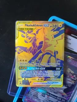 Pikachu & Zekrom GX PROMO SM248 SM Holo Pokemon TCG MINT - Image 1