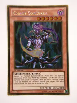 Lightly Played Chaos Sorcerer - PGLD-EN084 - Gold Rare - 1st Edition - YuGiOh  - Image 1
