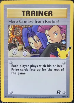 Here Comes Team Rocket! 15/82 Celebrations: Classic Collection Holo PokÃ©mon Card - Image 1