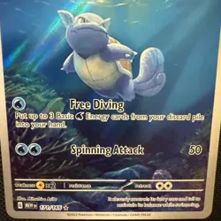PokÃ©mon TCG Wartortle 171/165 Scarlet & Violet 151 Illustration Rare Holo Card - Image 3