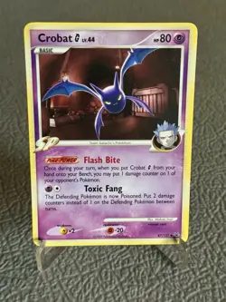 Pokemon Card Crobat G LV.44 (SP) Platinum 47/127 Non-Holo Uncommon - NM ðŸ’Ž - Image 1