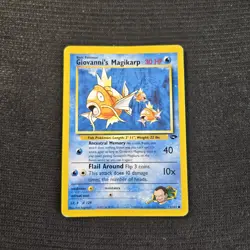 Pokemon TCG Gym Challenge Giovanni's Magikarp Unlimited Common Card 73/132 - Image 1