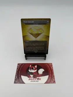 Chaos Emerald - Lotus Petal (7035) Secret Lair Drop Foil Sonic the Hedgehog MTG - Image 1