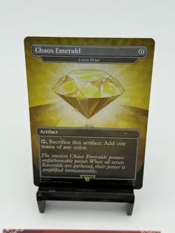 Chaos Emerald - Lotus Petal (7035) Secret Lair Drop Foil Sonic the Hedgehog MTG - Image 2