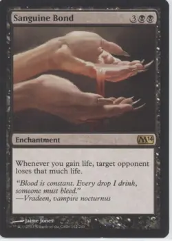 MTG Magic 2014 (M14) #112 Sanguine Bond Lightly played tcg - Image 1