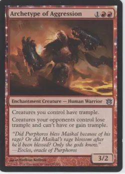 MTG Born of the Gods #88 Archetype of Aggression Lightly played tcg - Image 1