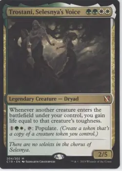 MTG Commander 2019 #204 Trostani, Selesnya's Voice Lightly played tcg - Image 1