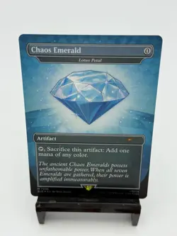 Chaos Emerald - Lotus Petal (7036) Secret Lair Drop Foil Sonic the Hedgehog MTG - Image 2