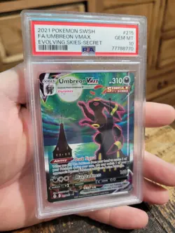 Pokemon 2021 Umbreon VMAX 215/203 Alt Art Evolving Skies GEM MINT PSA 10 - Image 3
