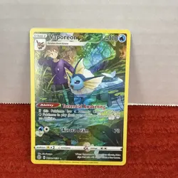 Vaporeon TG02/TG30 Swsh09: Brilliant Stars Trainer Gallery Holo Pokemon TCG NM - Image 1