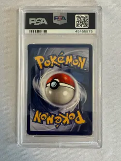 1999 Pokemon 1st Edition Shadowless Farfetchâ€™d Base Set 27/102 PSA 9 GREY STAMP! - Image 5