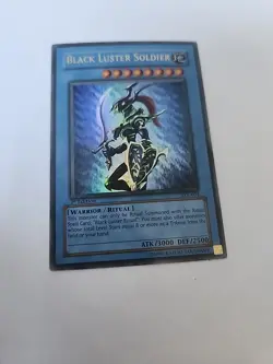 YuGiOh! TCG Black Luster Soldier SYE-024 1st Edition Ultra Rare Holo  - Image 4