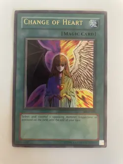 YUGIOH Ultra Rare Change Of Heart MRD-060 PLAYED - Image 1
