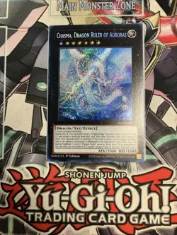 Chasma, Dragon Ruler Of Auroras Secret Rare 1st Edition ALIN-EN047 Yugioh - Image 1