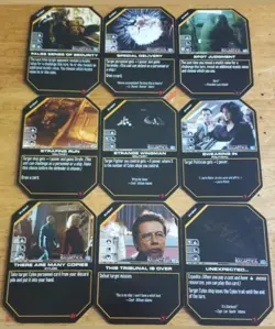 BATTLESTAR GALACTICA CCG 220 Cards Lot from BASE Set & BETRAYAL EXPANSION set - Image 10