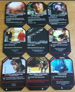 BATTLESTAR GALACTICA CCG 220 Cards Lot from BASE Set & BETRAYAL EXPANSION set - Image 11