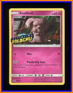 Snubbull - SM200 - Black Star Promo - Detective Pikachu Holo Card - Pokemon Card - Image 1