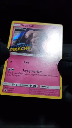 Snubbull - SM200 - Black Star Promo - Detective Pikachu Holo Card - Pokemon Card - Image 2