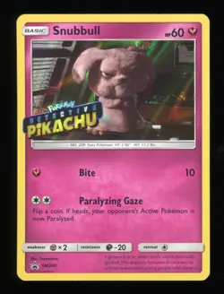 Snubbull - SM200 - Black Star Promo - Detective Pikachu Holo Card - Pokemon Card - Image 3
