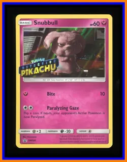 Snubbull - SM200 - Black Star Promo - Detective Pikachu Holo Card - Pokemon Card - Image 5
