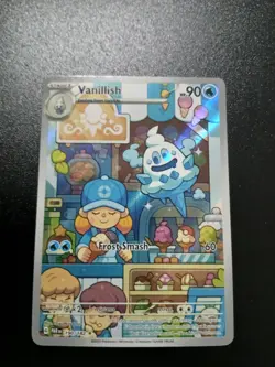 Pokemon TCG Vanillish Illustration Rare Card Paradox Rift Series 190/182 - Image 2