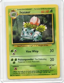 Pokemon Card - Ivysaur - 30/102 - Base Set - 1999 - Image 1