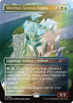 Shorikai, Genesis Engine (Rainbow Foil) -Foil Light Play MTG Secret Lair - Image 2