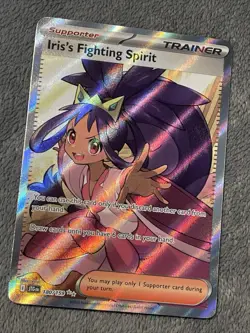 Iris’s Fighting Spirit 180/159 Journey Together Double Rare NM+ Pokemon Card - Image 15