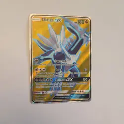 GEM Pokemon Dialga GX Full Art Holo Rare Card 146/156 Ultra Prism Pack Fresh - Image 1