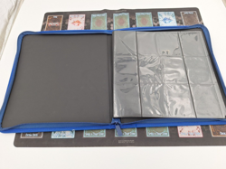 BCW Blue Z-Folio LX Leatherette 12-Pocket Zipper Binder 480 Cards - Image 9
