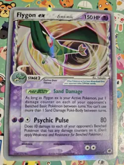 FLYGON EX  Pokemon Card  EX Dragon Frontiers 92/101 Ultra Rare Holo  EX/NM - Image 1